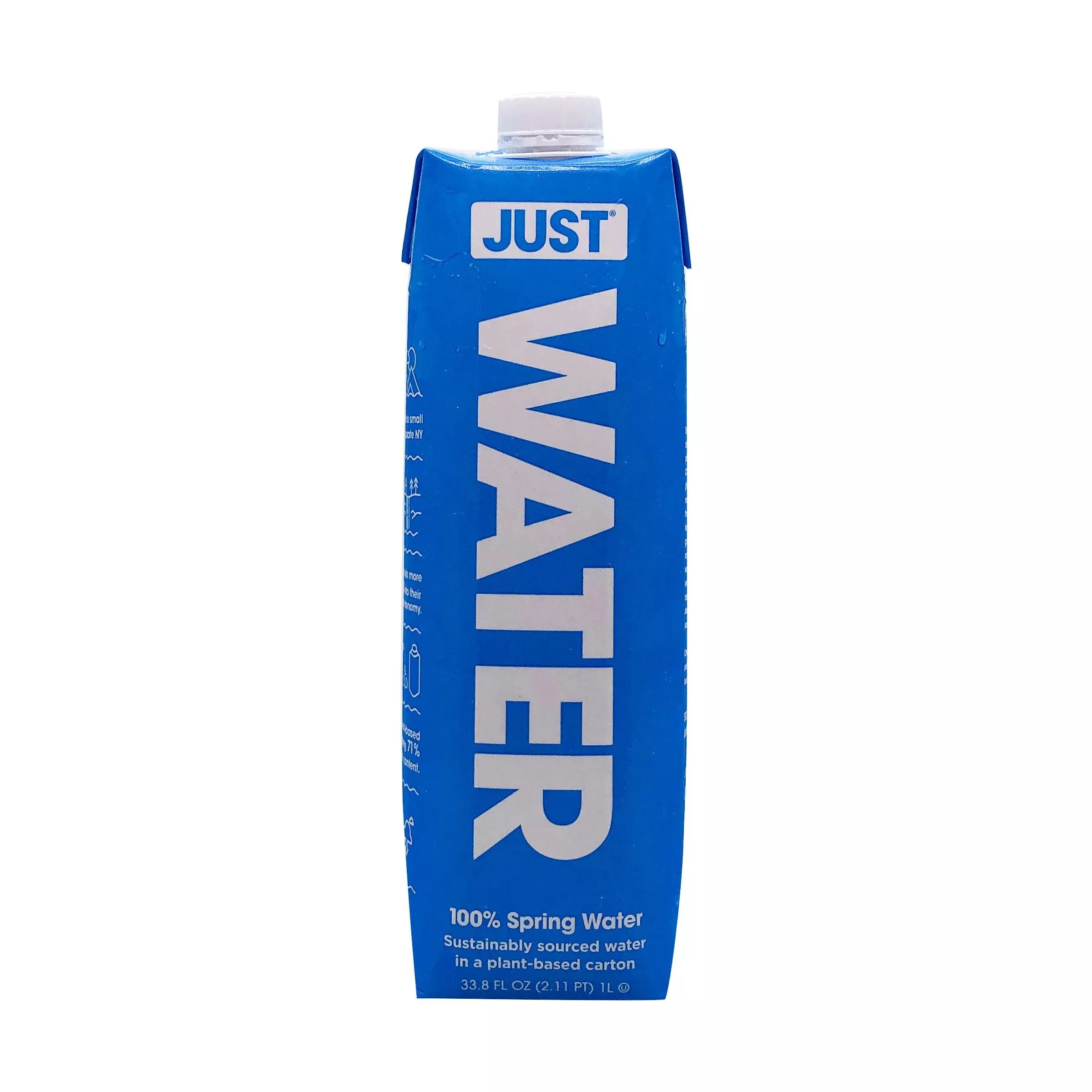 JUST Water Spring - Pure Spring Water, 33.8 Fl Oz (Pack of 1), Refresh